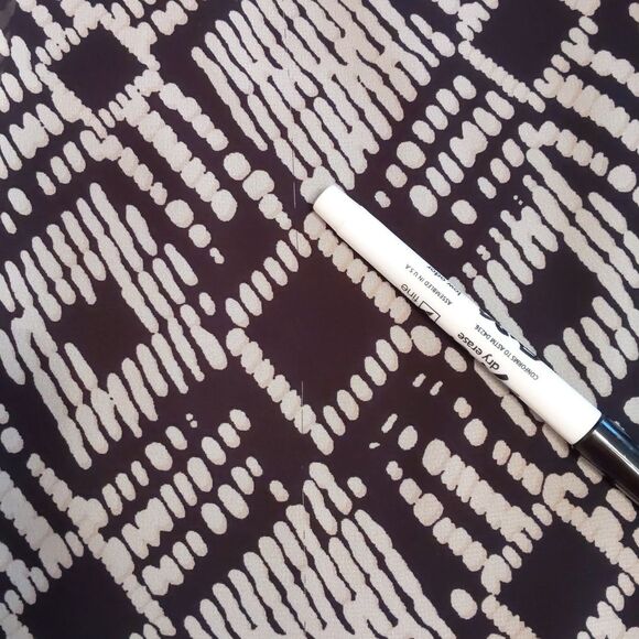 Black White Sheath Dress Embroidery Flowy Loose Roomy SZ 6 - Picture 8 of 10